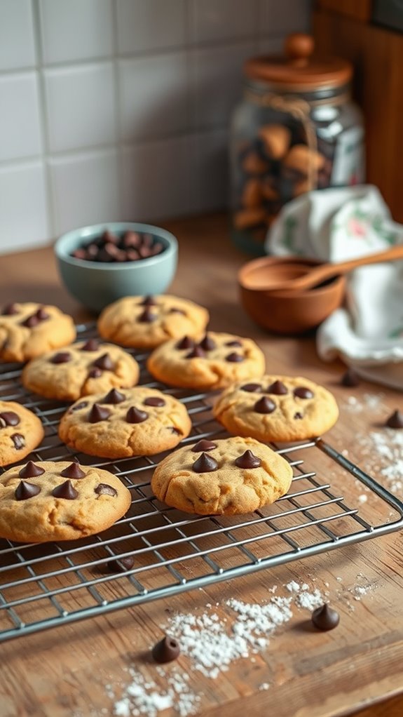 baking delicious homemade cookies