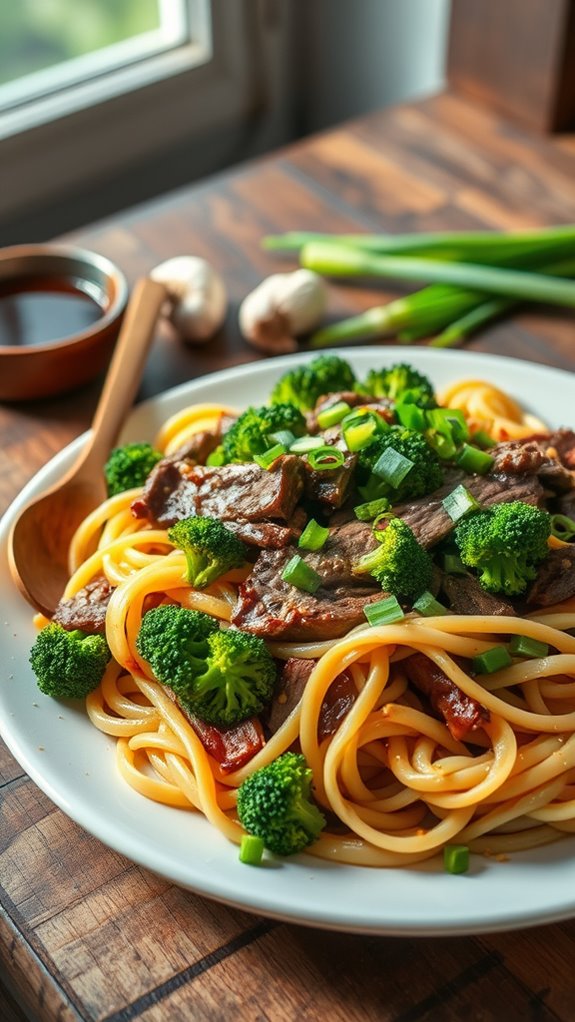 beef and broccoli stir fry