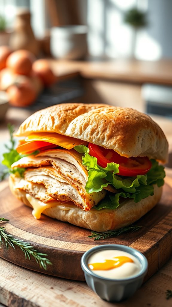 delicious homemade meal preparation