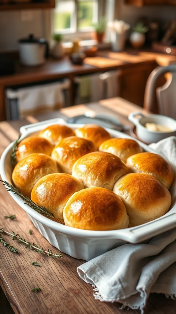 fluffy buttermilk dinner rolls