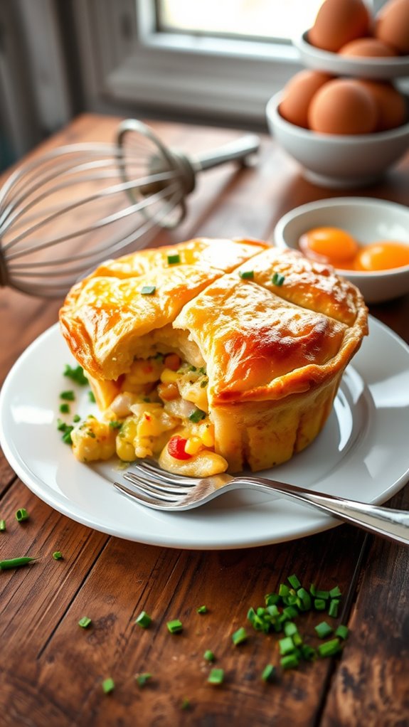 savory breakfast pastry dish