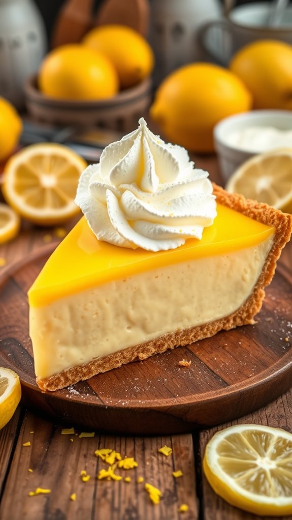 tangy sweet creamy dessert
